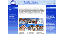 Desktop Screenshot of mieterbund-rhpl.de